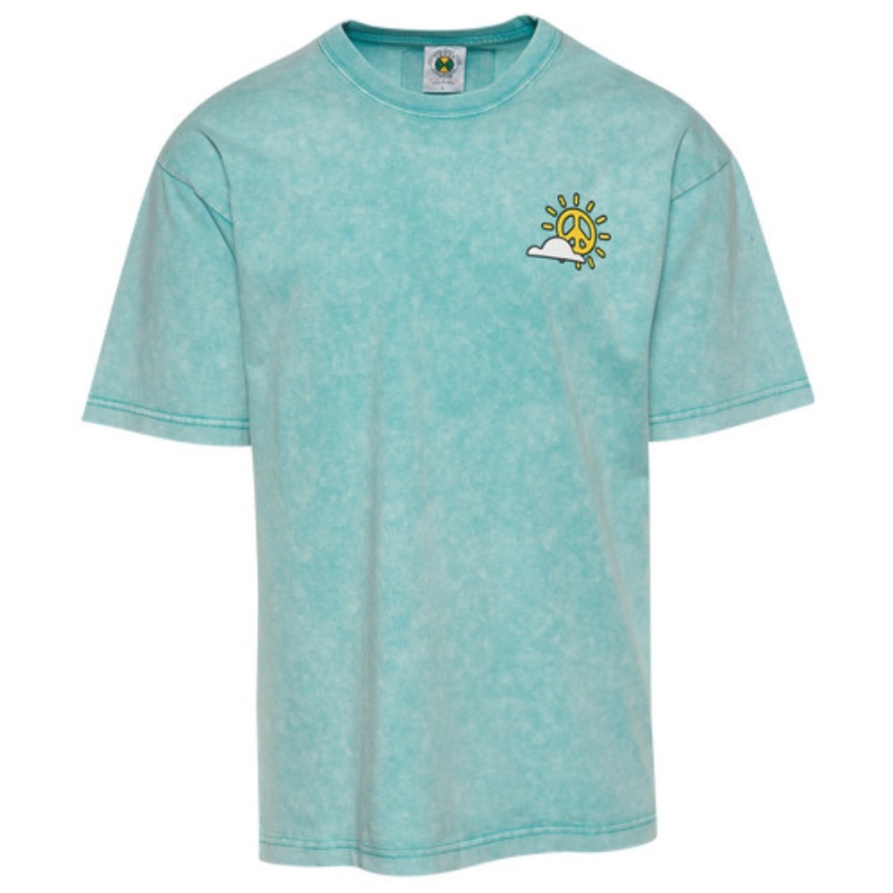 Vintage Cross Colours T-Shirt Green The Peace Makers M Cotton 1990s Tie-Dye